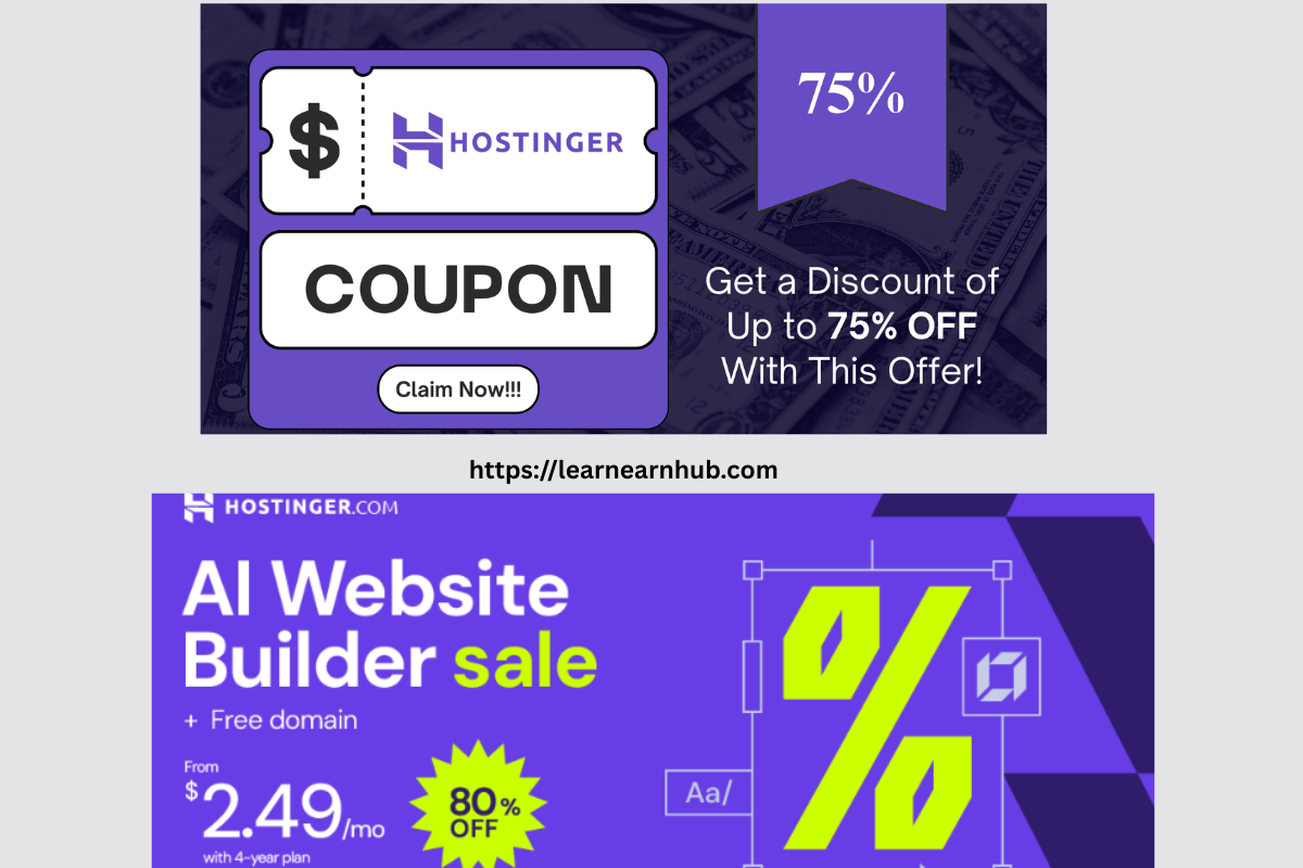 WebHosting Discount Offer by Hostinger